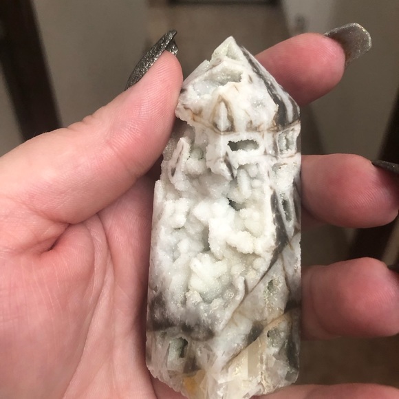 Sphalerite Tower w/ Druzy - Approx: 3.5” - Picture 5 of 9